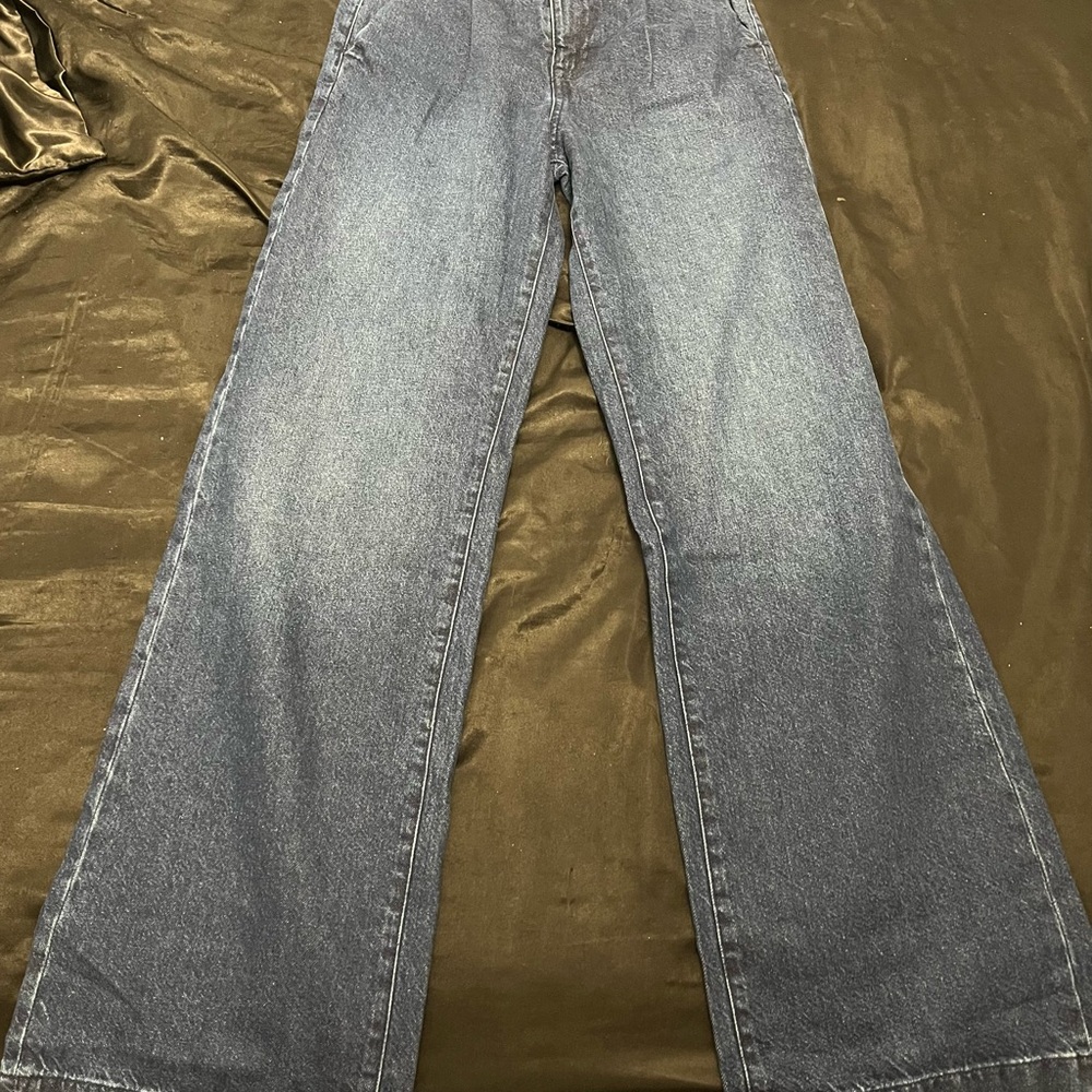 Buffalo Jeans by David Burton: High Rise Wide Leg Addie Women's Jeans, Indigo